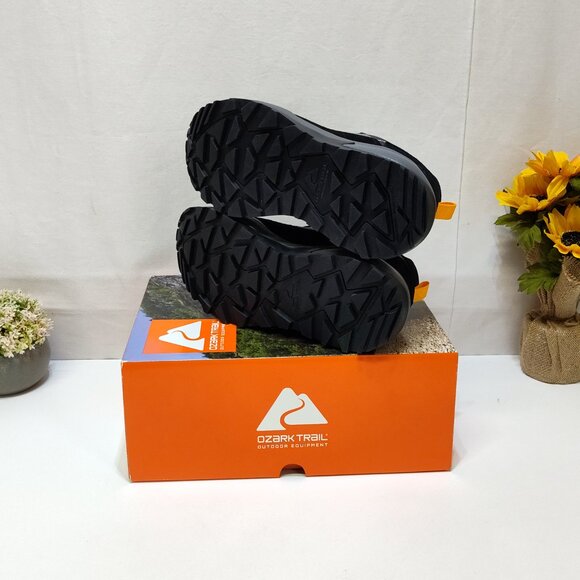 Ozark Trail Waterproof Hikers Low-Top Men's 7 Leather Upper Outdoor Trail NIB - Picture 7 of 11